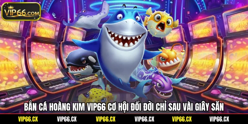Bắn Cá Hoàng Kim Vip66 Cơ Hội Đổi Đời Chỉ Sau Vài Giây Săn